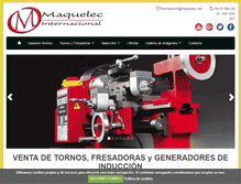 Tablet Screenshot of maquelec.net